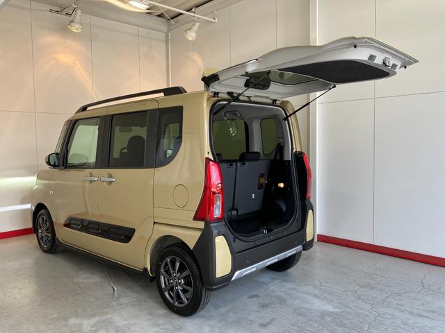 タントファンクロスワンオーナー　バックモニター対応カメラ　運転席・助手席シートヒーター　両側パワースライドドア　ＬＥＤヘッドランプ　電動パーキングブレーキ　オートブレーキホールド　純正１４インチアルミホイール　スマアシ（香川県）の中古車