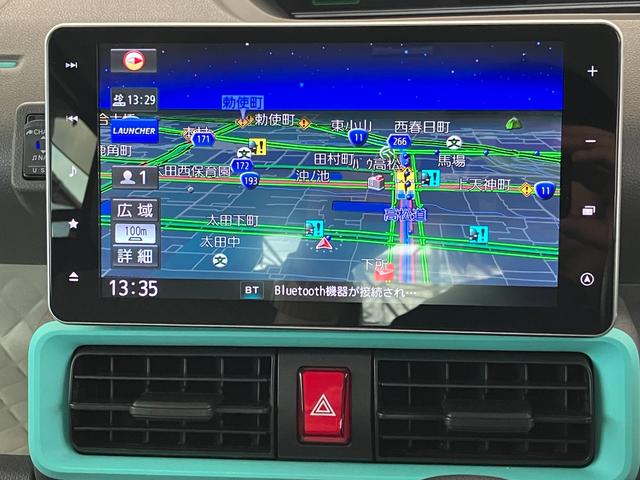 タントＸセレクションワンオーナー　純正ナビ　バックモニター　左側パワースライドドア　運転席・助手席シートヒーター　スマアシ　ＬＥＤヘッドランプ　スマートキー　アイドリングストップ　取扱説明書　メンテナンスノート（香川県）の中古車