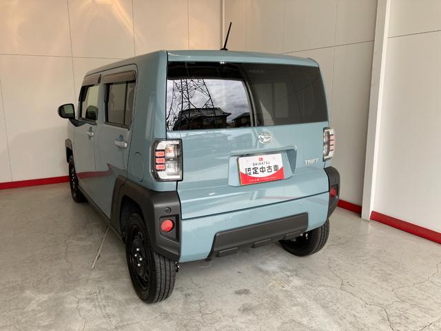 タフトＸ　　オーディオレス／電動パーキングブレーキワンオーナー　バックモニター対応カメラ　電動パーキングブレーキ　オートブレーキホールド　ＬＥＤヘッドランプ　オートライト　オートマチックハイビーム　電動格納ミラー　取扱説明書　メンテナンスノート（香川県）の中古車