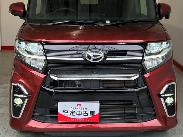 タントカスタムＲＳワンオーナー　ターボ　純正ナビ　純正ＥＴＣ　純正ドライブレコーダー　パノラマモニター　アダプティブクルーズコントロール　運転席・助手席シートヒーター　両側パワースライドドア　スマアシ　スマートキー（香川県）の中古車
