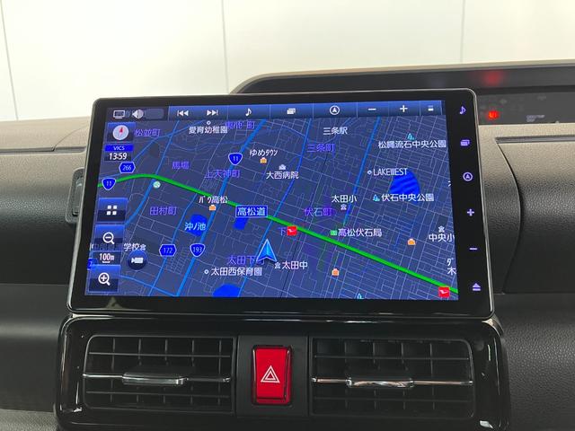 タントカスタムＲＳ　　ターボ／ナビ／前後ドラレコ／パノラマモニターターボ　純正ナビ　純正前後ドライブレコーダー　パノラマモニター　Ｂｌｕｅｔｏｏｔｈ接続　両側パワースライドドア　電動パーキングブレーキ　運転席・助手席シートヒーター　純正１５インチアルミホイール（香川県）の中古車