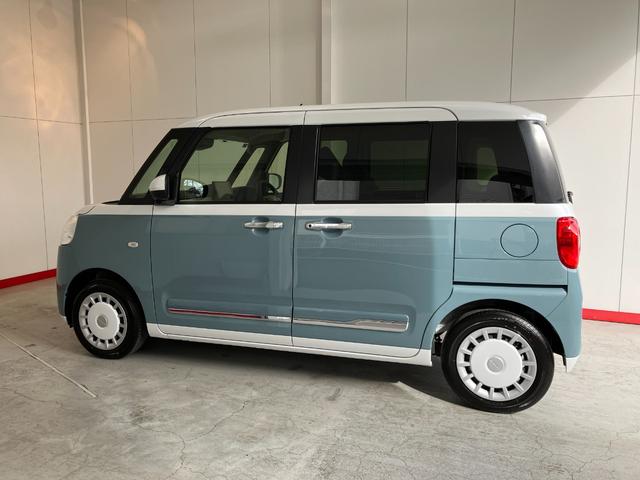 ムーヴキャンバスストライプスG ディスプレイオーディオ/バックモニターワンオーナー 9インチスマホ連携ディスプレイオーディオ バックモニター Bluetooth接続 両側パワースライドドア 電動パーキングブレーキ 運転席・助手席シートヒーター ホッとカップホルダー(香川県)の中古車