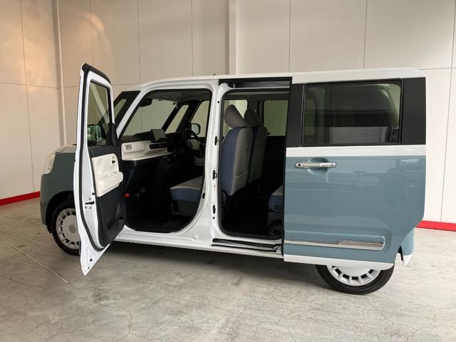 ムーヴキャンバスストライプスG ディスプレイオーディオ/バックモニターワンオーナー 9インチスマホ連携ディスプレイオーディオ バックモニター Bluetooth接続 両側パワースライドドア 電動パーキングブレーキ 運転席・助手席シートヒーター ホッとカップホルダー(香川県)の中古車