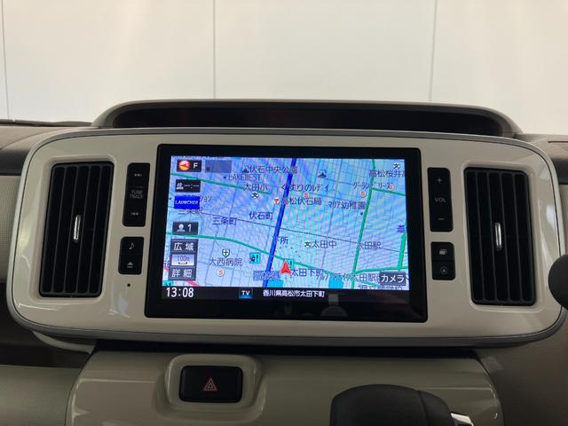 ムーヴキャンバスGメイクアップSAIII ナビ/ETC/社外ドラレコワンオーナー 純正ナビ 純正ETC 社外ドライブレコーダー パノラマモニター 両側パワースライドドア Bluetooth接続 社外1ボディタイプレーダー探知機 LEDヘッドランプ スマアシIII(香川県)の中古車