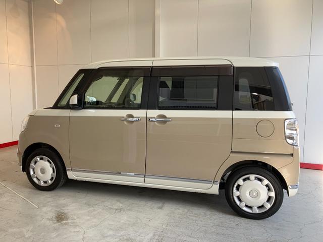 ムーヴキャンバスGメイクアップSAIII ナビ/ETC/社外ドラレコワンオーナー 純正ナビ 純正ETC 社外ドライブレコーダー パノラマモニター 両側パワースライドドア Bluetooth接続 社外1ボディタイプレーダー探知機 LEDヘッドランプ スマアシIII(香川県)の中古車