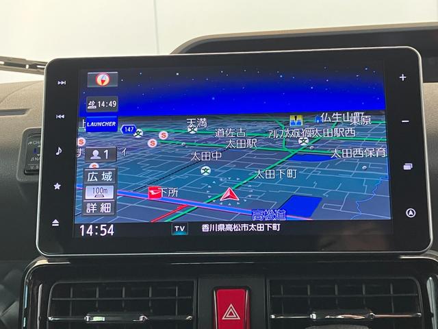 タントカスタムRSセレクション ターボ/ナビ/ETCターボ 純正ナビ 純正ETC 社外ドライブレコーダー バックモニター アダプティブクルーズコントロール Bluetooth接続 両側パワースライドドア 運転席・助手席シートヒーター 社外レーダー探知機(香川県)の中古車