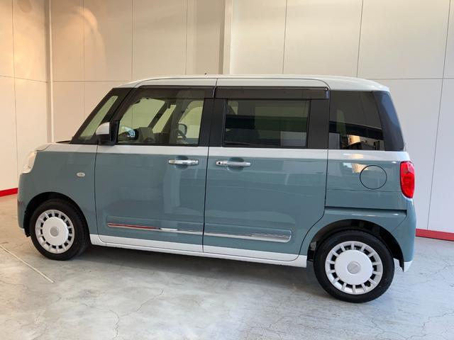 ムーヴキャンバスストライプスＧターボ　ナビ／ＥＴＣ／ドラレコターボ　純正ナビ　純正ＥＴＣ　純正ドライブレコーダー　パノラマモニター　アダプティブクルーズコントロール　ホッとカップホルダー　両側パワースライドドア　運転席・助手席シートヒーター　スマートキー（香川県）の中古車