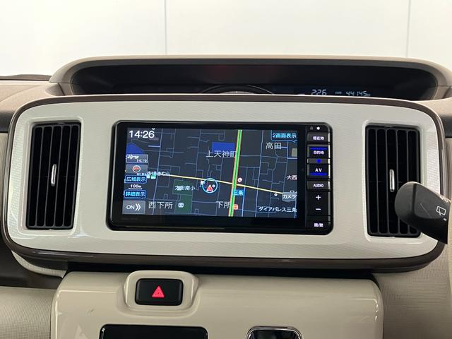 ムーヴキャンバスＧホワイトアクセントＶＳ　ＳＡIIIナビ／ＥＴＣワンオーナー　純正ナビ　純正ＥＴＣ　パノラマモニター　両側パワースライドドア　運転席シートヒーター　Ｂｌｕｅｔｏｏｔｈ接続　スマアシＩＩＩ　ＬＥＤヘッドランプ　電動格納ミラー　取扱説明書　スマートキー（香川県）の中古車