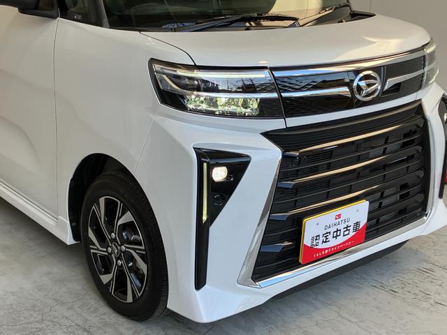 タントカスタムＸ　オーディオレス／アルミワンオーナー　オーディオレス　バックモニター対応カメラ　電動パーキングブレーキ　両側パワースライドドア　運転席・助手席シートヒーター　純正１４インチアルミホイール　ＬＥＤヘッドランプ　スマートキー（香川県）の中古車