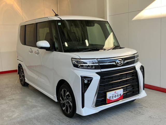 タントカスタムＸ　オーディオレス／アルミワンオーナー　オーディオレス　バックモニター対応カメラ　電動パーキングブレーキ　両側パワースライドドア　運転席・助手席シートヒーター　純正１４インチアルミホイール　ＬＥＤヘッドランプ　スマートキー（香川県）の中古車