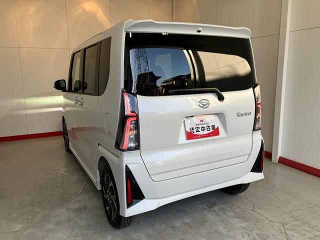 タントカスタムＸ　オーディオレス／アルミワンオーナー　オーディオレス　バックモニター対応カメラ　電動パーキングブレーキ　両側パワースライドドア　運転席・助手席シートヒーター　純正１４インチアルミホイール　ＬＥＤヘッドランプ　スマートキー（香川県）の中古車