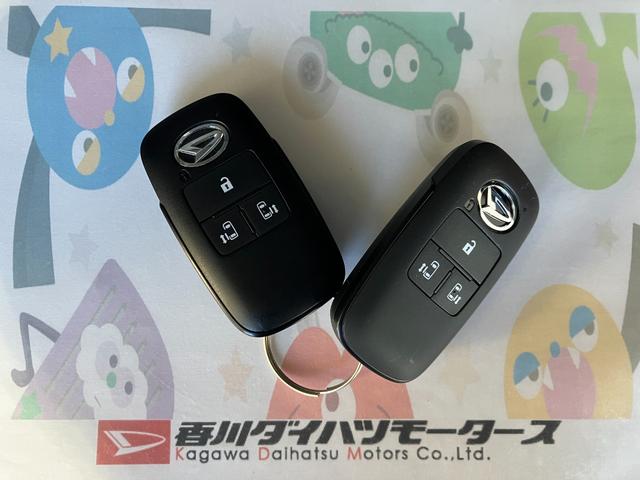 タントファンクロス　オーディオレス／両側パワースライドドアワンオーナー　オーディオレス　バックモニター対応カメラ　両側パワースライドドア　運転席・助手席シートヒーター　電動パーキングブレーキ　電動格納ミラー　ＬＥＤヘッドランプ　スマートキー　ＵＳＢ入力端子（香川県）の中古車