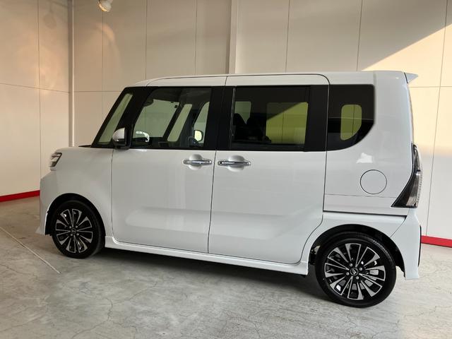 タントカスタムＲＳ　ターボ／オーディオレス／アルミワンオーナー　ターボ　オーディオレス　バックモニター対応カメラ　両側パワースライドドア　運転席・助手席シートヒーター　ＬＥＤヘッドランプ　電動パーキングブレーキ　純正１５インチアルミホイール（香川県）の中古車