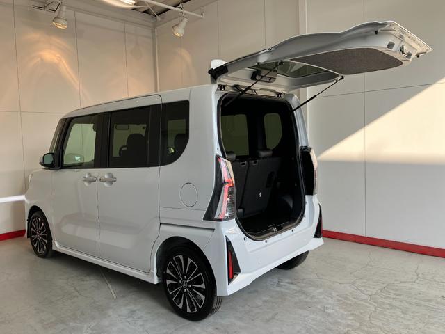 タントカスタムＲＳ　ターボ／オーディオレス／アルミワンオーナー　ターボ　オーディオレス　バックモニター対応カメラ　両側パワースライドドア　運転席・助手席シートヒーター　ＬＥＤヘッドランプ　電動パーキングブレーキ　純正１５インチアルミホイール（香川県）の中古車