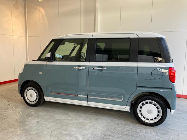 ムーヴキャンバスストライプスＧターボ　オーディオレス／ＡＣＣワンオーナー　ターボ　オーディオレス　パノラマモニター対応カメラ　アダプティブクルーズコントロール　両側パワースライドドア　運転席・助手席シートヒーター　ホッとカップホルダー　電動パーキングブレーキ（香川県）の中古車