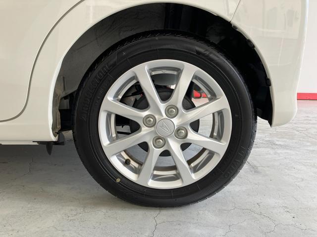 ムーヴＸターボ　オーディオレス／社外ＥＴＣ／アルミワンオーナー　オーディオレス　ターボ　社外ＥＴＣ　ハロゲンヘッドライト　オートライト　純正１４インチアルミホイール　アイドリングストップ　スマートキー　取扱説明書　メンテナンスノート　電動格納ミラー（香川県）の中古車