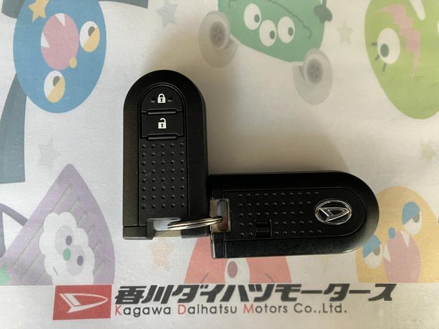 ムーヴＸターボ　オーディオレス／社外ＥＴＣ／アルミワンオーナー　オーディオレス　ターボ　社外ＥＴＣ　ハロゲンヘッドライト　オートライト　純正１４インチアルミホイール　アイドリングストップ　スマートキー　取扱説明書　メンテナンスノート　電動格納ミラー（香川県）の中古車