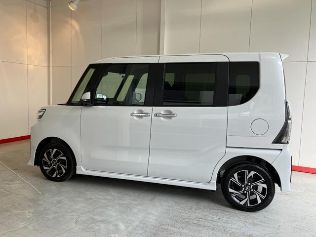 タントカスタムＸ　オーディオレス／アルミワンオーナー　オーディオレス　バックモニター対応カメラ　両側パワースライドドア　電動パーキングブレーキ　オートブレーキホールド　運転席・助手席シートヒーター　純正１４インチアルミホイール　スマートキー（香川県）の中古車