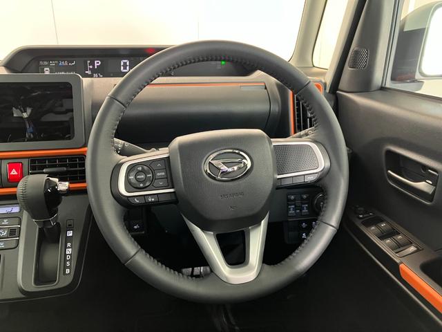 タントファンクロスターボ　オーディオレス／アルミワンオーナー　ターボ　オーディオレス　バックモニター対応カメラ　電動パーキングブレーキ　運転席・助手席シートヒーター　両側パワースライドドア　純正１５インチアルミホイール　ＵＳＢ入力端子（香川県）の中古車