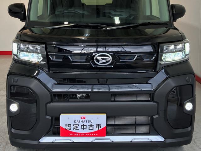 タントファンクロス　オーディオレス／アルミワンオーナー　オーディオレス　バックモニター対応カメラ　電動パーキングブレーキ　運転席・助手席シートヒーター　両側パワースライドドア　ＬＥＤヘッドランプ　純正１４インチアルミホイール　スマートキー（香川県）の中古車