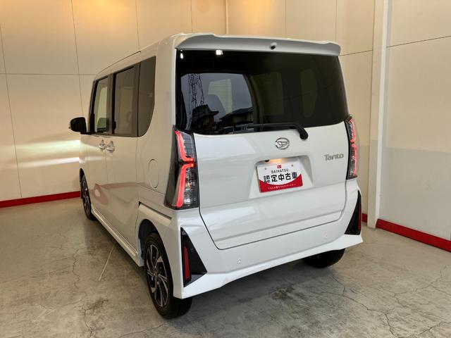 タントカスタムＸ　オーディオレス／ＵＳＢ入力端子／アルミワンオーナー　オーディオレス　バックモニター対応カメラ　電動パーキングブレーキ　両側パワースライドドア　運転席・助手席シートヒーター　ＵＳＢ入力端子　純正１４インチアルミホイール　スマートキー（香川県）の中古車