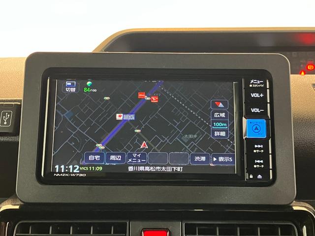 タントカスタムＸ　ナビ／ＥＴＣ／ドラレコ／アルミワンオーナー　純正ナビ　純正ＥＴＣ　純正ドライブレコーダー　バックモニター　Ｂｌｕｅｔｏｏｔｈ接続　両側パワースライドドア　運転席・助手席シートヒーター　純正１４インチアルミホイール　ＵＳＢ入力端子（香川県）の中古車