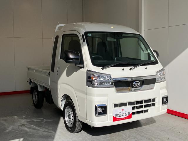 ハイゼットトラックジャンボエクストラ　オーディオレス／作業灯ワンオーナー　オーディオレス　作業灯　ＬＥＤヘッドランプ　オートライト　オートマチックハイビーム　電動格納ミラー　スマートキー　スマアシ　取扱説明書　メンテナンスノート（香川県）の中古車