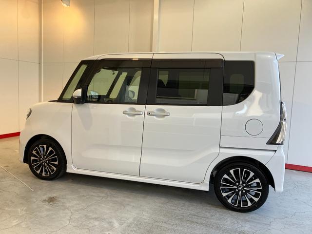 タントカスタムＲＳ　ターボ／ナビ／ＥＴＣ／ドラレコ／アルミワンオーナー　ターボ　純正ナビ　純正ＥＴＣ　純正ドライブレコーダー　パノラマモニター　アダプティブクルーズコントロール　Ｂｌｕｅｔｏｏｔｈ接続　運転席・助手席シートヒーター　両側パワースライドドア（香川県）の中古車