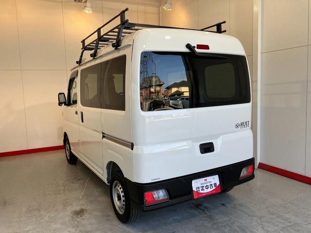 ハイゼットカーゴＤＸ　ＭＴ／ルーフキャリア−ワンオーナー　メーター交換車　ＭＴ　ＡＭ／ＦＭラジオ　両側スライドドア　ルーフキャリア−　キーレスエントリー　取扱説明書　メンテナンスノート（香川県）の中古車