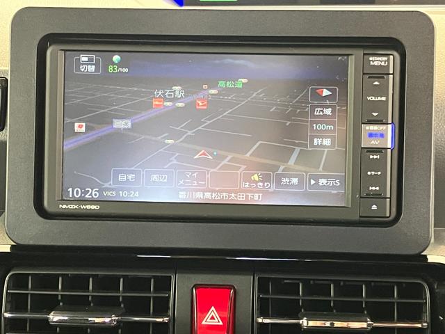 タントカスタムＲＳ　ターボ／ナビ／ドラレコワンオーナー　ターボ　純正ナビ　純正ドライブレコーダー　バックモニター　Ｂｌｕｅｔｏｏｔｈ接続　両側パワースライドドア　ＵＳＢ入力端子　ＬＥＤヘッドランプ　純正１５インチアルミホイール　ＵＳＢ入力端子（香川県）の中古車