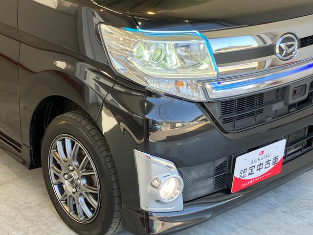 タントカスタムＸ　トップエディションＳＡ　ナビ／社外ＥＴＣワンオーナー　純正ナビ　社外ＥＴＣ　社外前後ドライブレコーダー　Ｂｌｕｅｔｏｏｔｈ接続　社外スピードメーター　左側パワースライドドア　スマアシＩ　ＬＥＤヘッドランプ　社外１４インチアルミホイール（香川県）の中古車