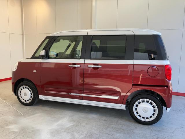 ムーヴキャンバスストライプスＧ　オーディオレス／ＵＳＢ入力端子ワンオーナー　オーディオレス　バックモニター対応カメラ　両側パワースライドドア　運転席・助手席シートヒーター　電動パーキングブレーキ　オートブレーキホールド　ＵＳＢ入力端子　ホッとカップホルダー（香川県）の中古車