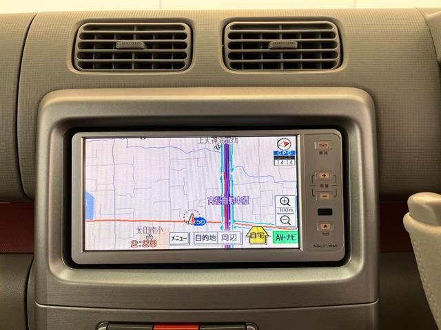 ムーヴコンテＧ　ナビ／アルミワンオーナー　純正ナビ　運転席パワーエントリーシート　ハロゲンヘッドライト　電動格納ミラー　スマートキー　純正１４インチアルミホイール　取扱説明書　メンテナンスノート（香川県）の中古車