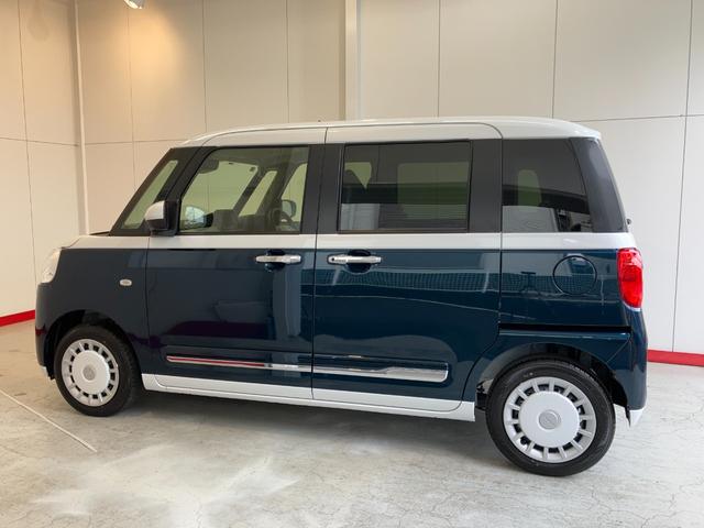 ムーヴキャンバスストライプスＧ　オーディオレスワンオーナー　オーディオレス　バックモニター対応カメラ　両側パワースライドドア　運転席・助手席シートヒーター　ホッとカップホルダー　ＬＥＤヘッドランプ　電動パーキングブレーキ　ＵＳＢ入力端子（香川県）の中古車