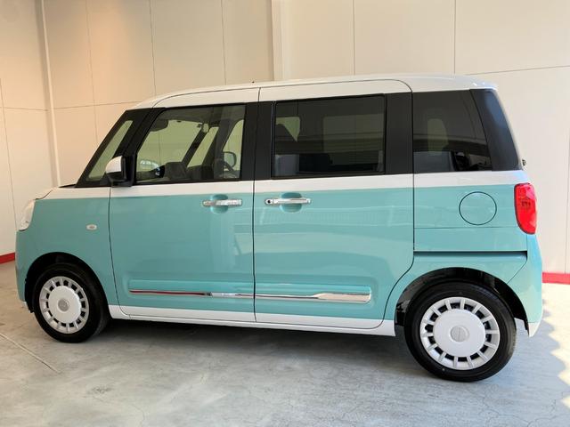 ムーヴキャンバスストライプスＧワンオーナー　バックモニター対応カメラ　電動パーキングブレーキ　オートブレーキホールド　運転席・助手席シートヒーター　両側パワースライドドア　オーディオレス　ＬＥＤヘッドランプ　スマートキー（香川県）の中古車