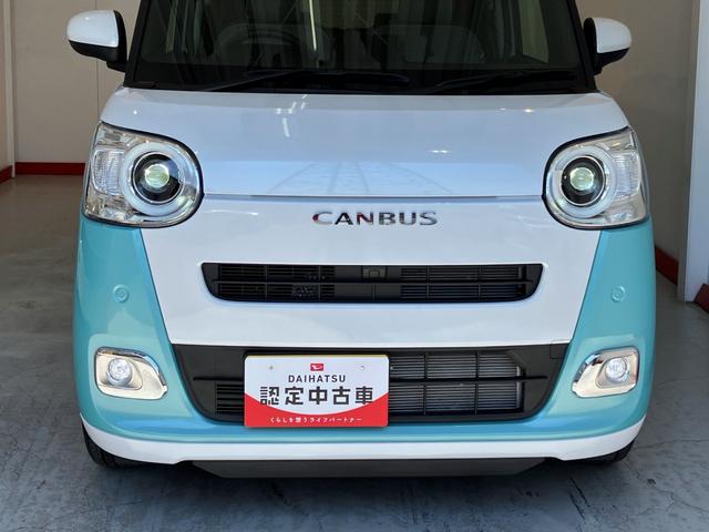 ムーヴキャンバスストライプスＧワンオーナー　バックモニター対応カメラ　電動パーキングブレーキ　オートブレーキホールド　運転席・助手席シートヒーター　両側パワースライドドア　オーディオレス　ＬＥＤヘッドランプ　スマートキー（香川県）の中古車