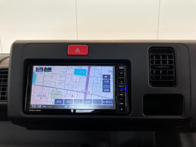 ハイゼットトラックジャンボＳＡIIIｔ　ＡＴ　２ＷＤ　ナビ　バックモニターＡＴ　２ＷＤ　純正ナビ　バックモニター　Ｂｌｕｅｔｏｏｔｈ接続　作業灯　ＬＥＤヘッドランプ　ワンオーナー　キーレスエントリー　運転席・助手席エアバッグ　スマアシＩＩＩｔ（香川県）の中古車