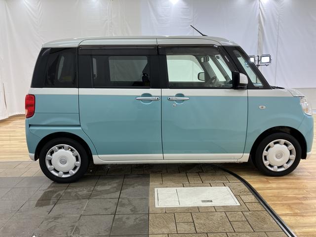 ムーヴキャンバスＸリミテッド　ＳＡII　／ＣＤオーディオ／キーフリー／ＣＤオーディオ　キーフリー　フルホイールキャップ　プッシュスタート　オートエアコン　両側電動スライドドア（富山県）の中古車