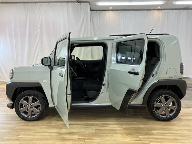 タフトＧ　ダーククロムベンチャーレーダーブレーキ　盗難防止システム　電動格納ドアミラー　Ｂカメラ　レーンアシスト　記録簿　アルミホイール　ＬＥＤライト　オートハイビーム　オートライト　スマートキー　ガラスルーフ　シートヒータ付き（富山県）の中古車