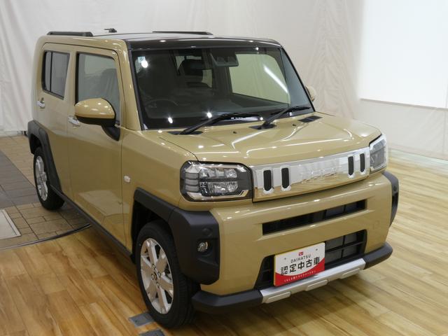 タフト 中古車 Ｇ　クロムベンチャー　／オーディオレス／バックカメラ／ＬＥＤ追突防止装置　スマートキ−　Ｂモニター　電動格納式ドアミラー　ＬＥＤヘッド　アルミ　ガラスルーフ　イモビライザー　レーンアシスト　キーフリー　オートハイビーム　オートライト　安全ボディ