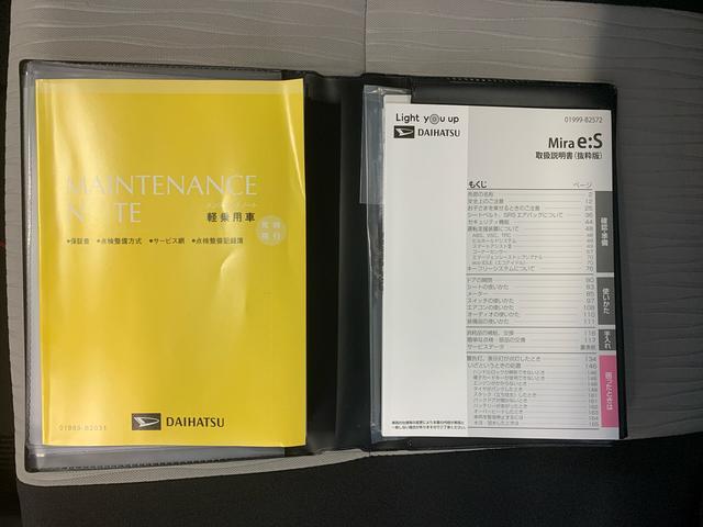 ミライースＬ　ＳＡIII　ＣＤ　保証付きまごころ保証１年付き　記録簿　取扱説明書　衝突被害軽減システム　キーレスエントリー　オートマチックハイビーム　レーンアシスト　エアバッグ　エアコン　パワーステアリング　パワーウィンドウ　ＣＤ　ＡＢＳ（静岡県）の中古車