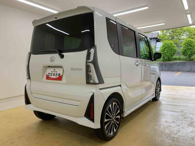 タントカスタムＲＳ　保証付きまごころ保証１年付き　記録簿　取扱説明書　オートマチックハイビーム　衝突被害軽減システム　スマートキー　アルミホイール　ターボ　レーンアシスト　エアバッグ　エアコン　パワーステアリング（静岡県）の中古車