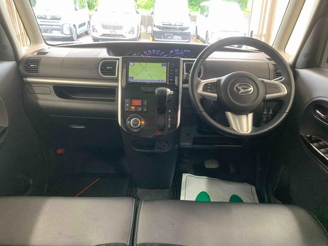 タントカスタムＲＳ　トップエディションＳＡII　ナビ　保証付きまごころ保証１年付き　記録簿　取扱説明書　イクリプスナビ　衝突被害軽減システム　スマートキー　ＥＴＣ　アルミホイール　ターボ　レーンアシスト　エアバッグ　エアコン　パワーステアリング　パワーウィンドウ（静岡県）の中古車