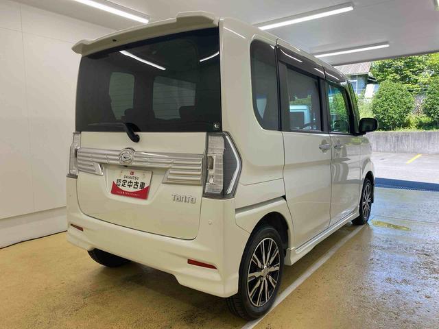 タントカスタムＸ　トップエディションＳＡII　タイヤ新品　保証付きまごころ保証１年付き　記録簿　取扱説明書　スマートキー　ＥＴＣ　アルミホイール　エアバッグ　エアコン　パワーステアリング　パワーウィンドウ　ＡＢＳ（静岡県）の中古車