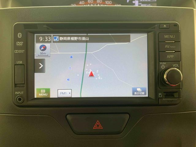 タントＸターボ　ＳＡ　タイヤ新品　保証付きスマートフォン連携メモリーナビ　バックカメラ（静岡県）の中古車
