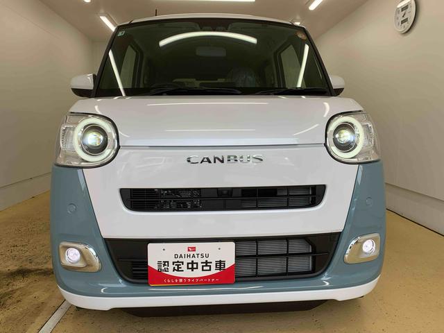 ムーヴキャンバスストライプスＧターボ　保証付きまごころ保証１年付き　記録簿　取扱説明書　オートマチックハイビーム　衝突被害軽減システム　スマートキー　ターボ　レーンアシスト　エアバッグ　エアコン　パワーステアリング　パワーウィンドウ　ＡＢＳ（静岡県）の中古車