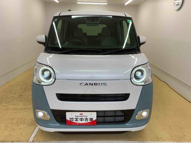 ムーヴキャンバスストライプスGまごころ保証1年付き 記録簿 取扱説明書 オートマチックハイビーム 衝突被害軽減システム スマートキー レーンアシスト エアバッグ エアコン パワーステアリング パワーウィンドウ ABS(静岡県)の中古車