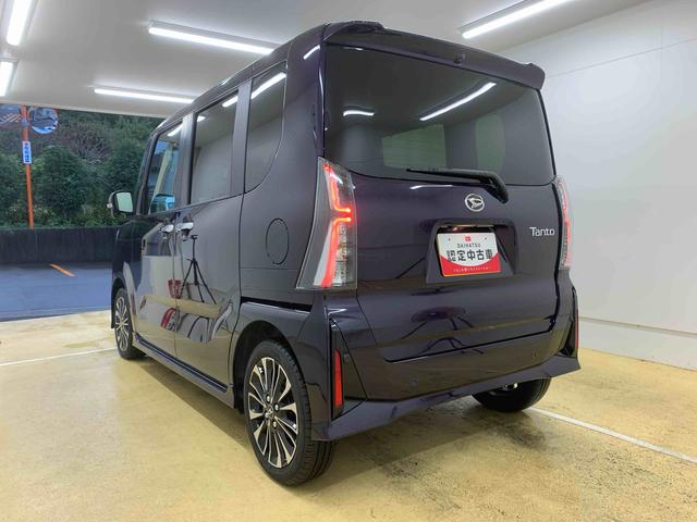タントカスタムＲＳまごころ保証１年付き　記録簿　取扱説明書　オートマチックハイビーム　衝突被害軽減システム　スマートキー　アルミホイール　ターボ　レーンアシスト　エアバッグ　エアコン　パワーステアリング（静岡県）の中古車