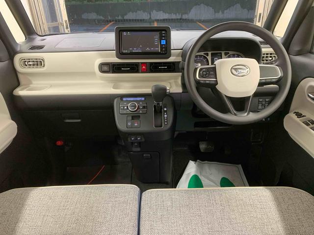 ムーヴキャンバスストライプスＧ　ナビ　保証付きまごころ保証１年付き　記録簿　取扱説明書　バックカメラ　オートマチックハイビーム　衝突被害軽減システム　スマートキー　レーンアシスト　ワンオーナー　エアバッグ　エアコン　パワーステアリング（静岡県）の中古車