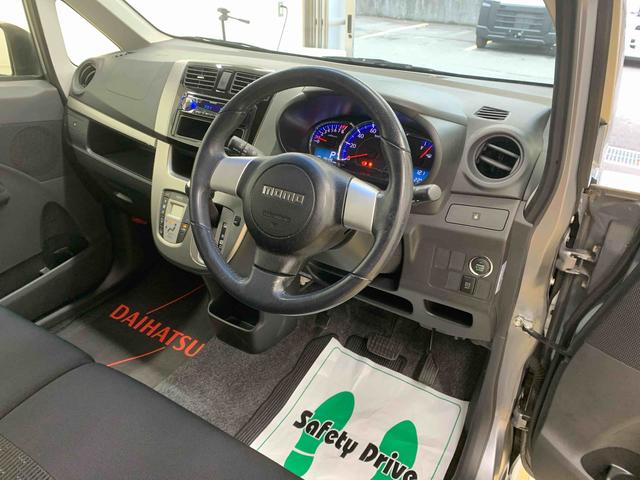 ムーヴカスタム　ＲＳ　タイヤ新品保証付き　記録簿　取扱説明書　スマートキー　アルミホイール　ターボ　ワンオーナー　エアバッグ　エアコン　パワーステアリング　パワーウィンドウ　ＣＤ　ＡＢＳ（静岡県）の中古車